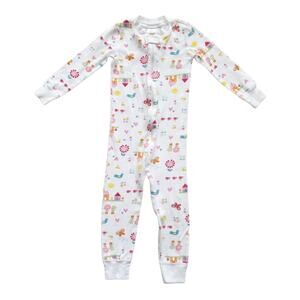 Hanna Andersson Happy Home Sleeper Pajamas Size 3